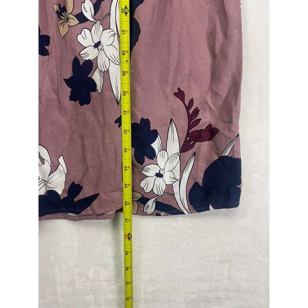 Liz Claiborne Long-sleeve floral Tier midi A-line Peasant cottage dress Sz S - Picture 9 of 10
